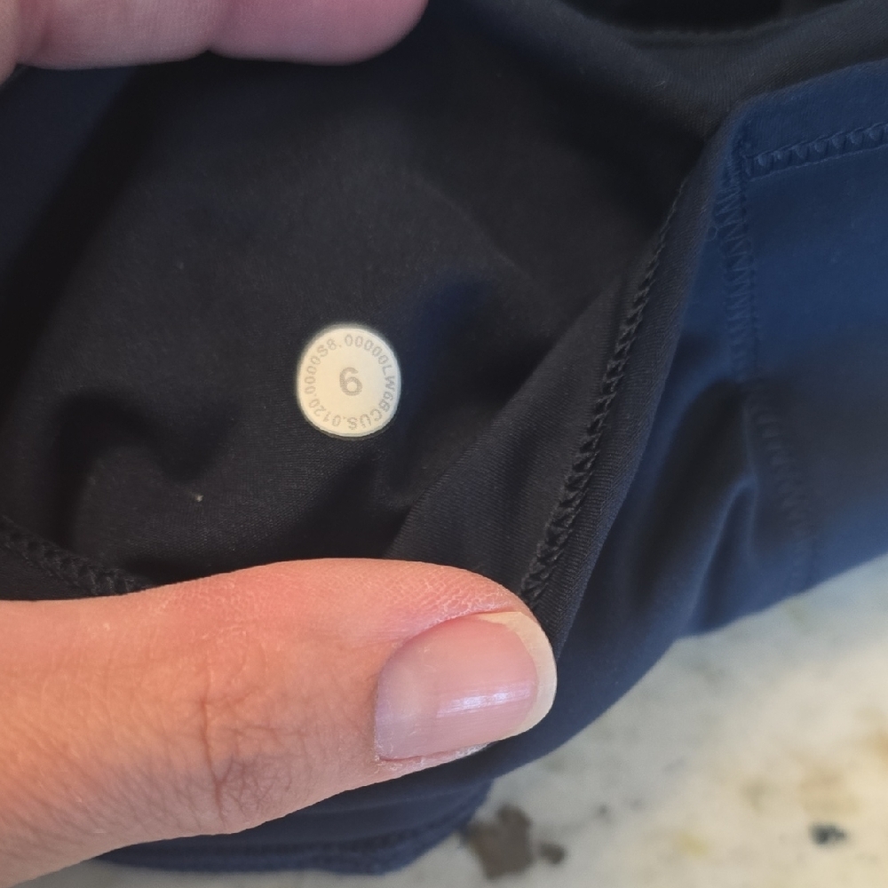 Navy Blue Lululemon Athletic Leggings - Picture 3 of 4